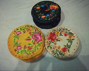 Embroidered Round Gift Boxes
