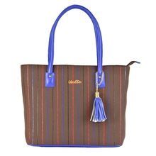 PU Leather Handbag with Tassel for Women