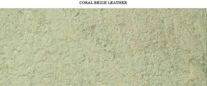 Coral Beige Leather Quartz Stone