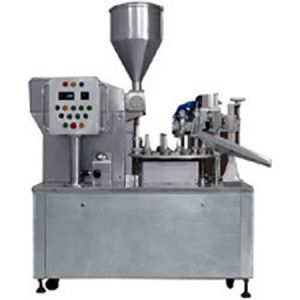 Tube Filling, Crimping and Batch Coding Machine