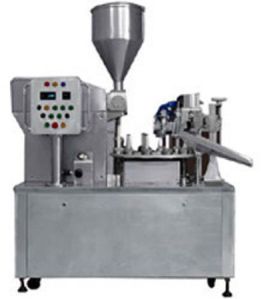 Tube Filling, Crimping & Batch Coding Machine