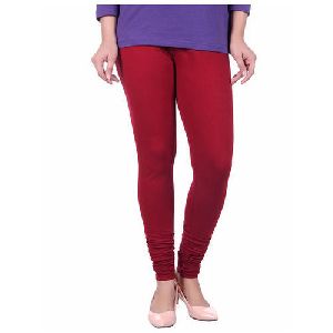 Ladies Plain Cotton Leggings