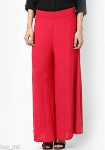 Ladies Red Palazzo