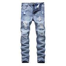 Mens Jeans Damage design