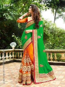 Georgette Embroidered Saree