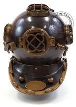 MARK V DIVING HELMET IN ANTIQUE FINISH