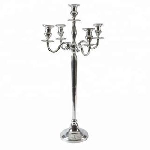 Shiny Aluminium Candelabra