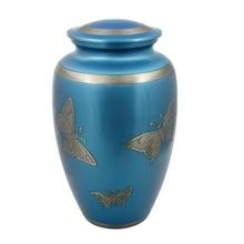 Metal Cremation Urn for Human or Pet Ashes