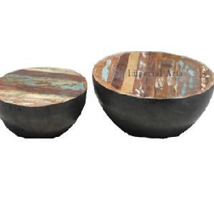 Industrial Bowl Table set