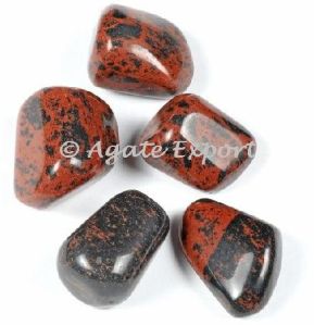 High Grade Mahagoni Obsidian Tumbled Stones
