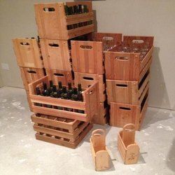 wooden wine crates