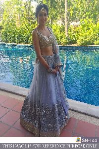 BUTTERFLY MONO NET Lehenga