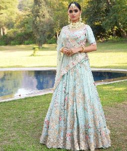 Heavy Party wear Dulhan Lehenga