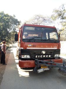 Truck Mounted Parking Lot Sweeper