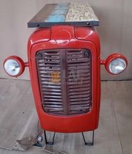 Vintage Restoration Vehicle Bar Cabinet