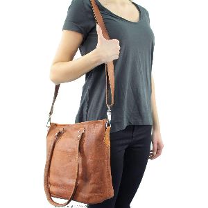 genuine leather stylish tote Znt bags