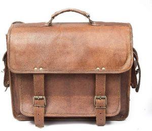 Leather Crossbody DSLR Camera Messenger Bag ( Muskat)