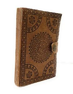 Leather Journal Handmade Papers Diary