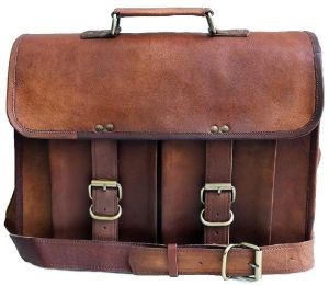 Znt Bags, 15 inch Genuine Leather Laptop Office Messenger Bag for Men & Women