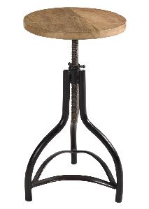 Iron Mango Wood Bar Stool chair