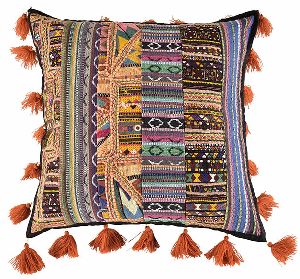 Kachachi taka Patchwork Cushion Cover