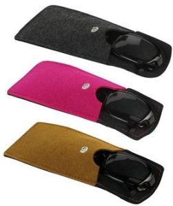 mens colorful reading glasses case covered with leather