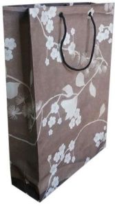 Floral Printed Paper Bag