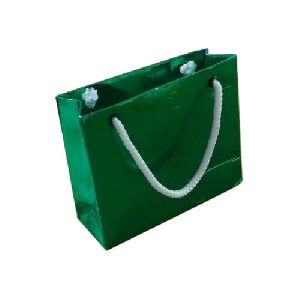 Plain Eco Friendly Green Paper Bag