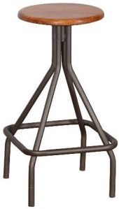 Long wooden bar stool