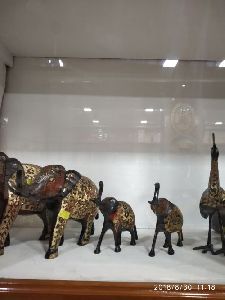 Brass Elephant Statues