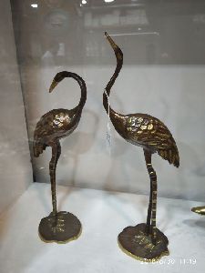 Brass Swan Statues