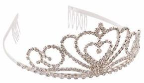 HIGH QUALITY CROWN STYLE STONE STUDD HAIR BAND(KHB27)