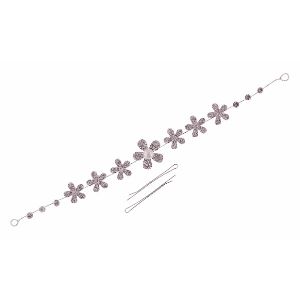 STONE STUDD HAIR PIN METAL TIARA (HAT5)