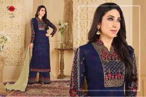 Georgette fabric Embroidery Print work Salwar Kameez Dress Material