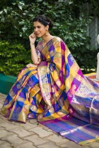 Blue Kanchipuram Silk Sarees