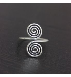 Spiral Handmade Silver Ring