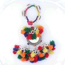 Beaded Banjara Armlet With Tassels Ethnic Tribal Belly Dance Costume Bracelet