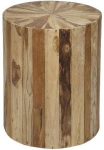 ACT16-ROUND WOOD SIDE TABLE