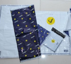 Custom printed tamper proof poly mailing envelope plastic security courier bag