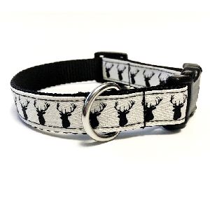 Christmas Reindeer Nylon Dog Collars