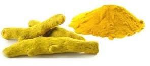 yellow turmeric powder