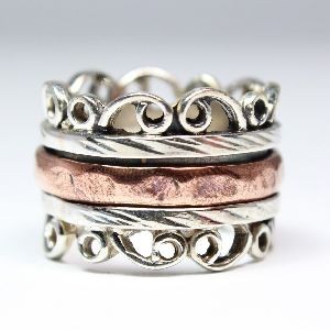 925 Handmade Sterling Silver Spinning Ring