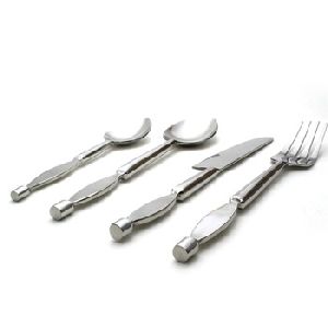 Flat Hammered Stem Cutlery