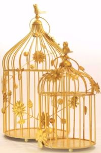 golden bird cage