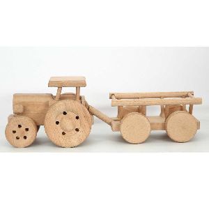 Wooden Tractor Toy