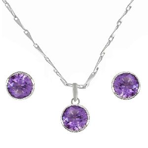 AMETHYST GEMSTONE JEWELRY SET