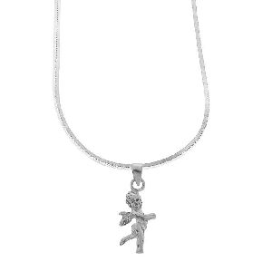 Christianity Mythological Angel Pendant and Chain