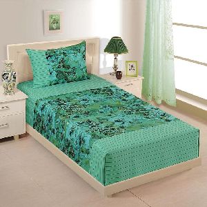 Cotton Bed Linens Set; Flat Bed Sheet