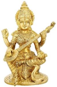 Seated Saraswati Ma Statue