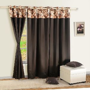 ShalinIndia Semi Blackout Polyester Curtain Panels